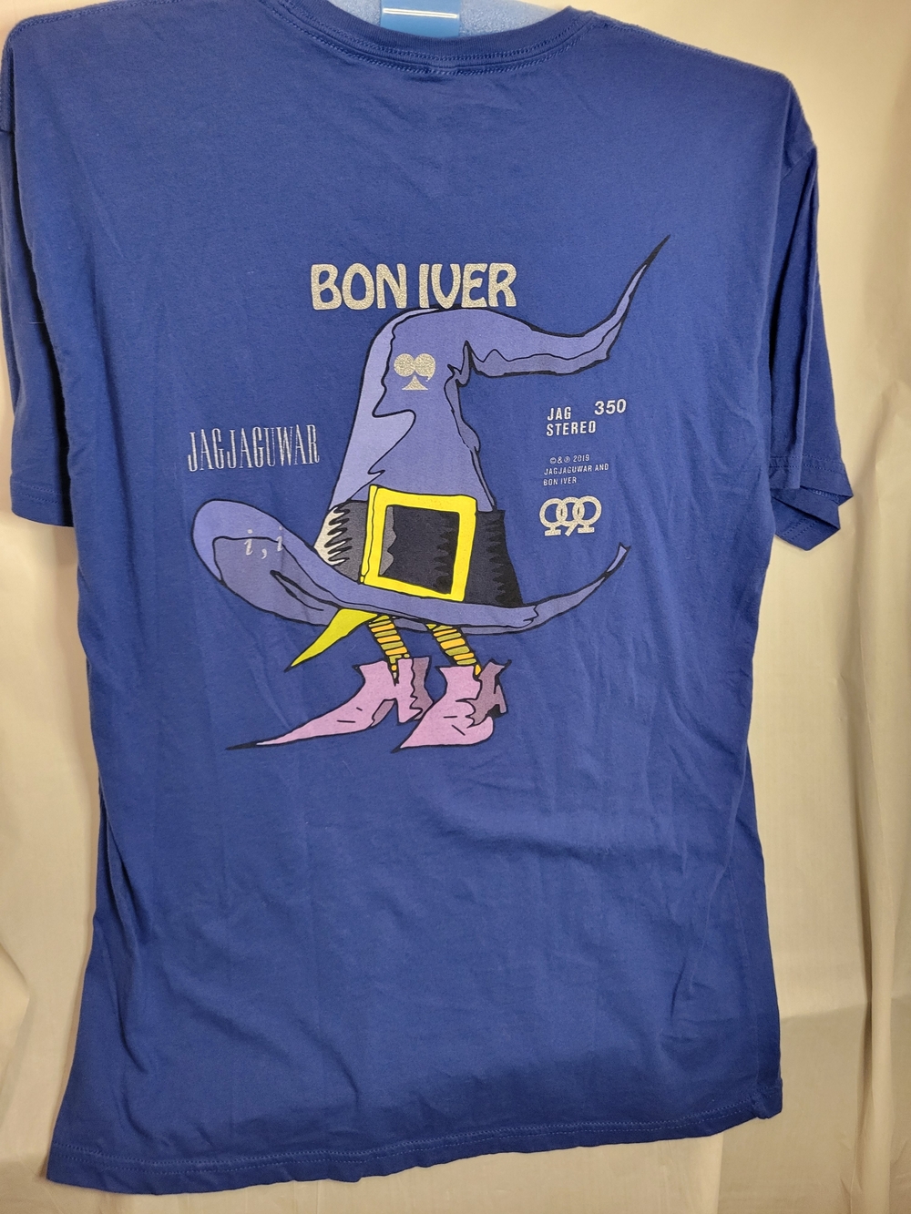 Bon Iver T-Shirt in Royal Blue XL